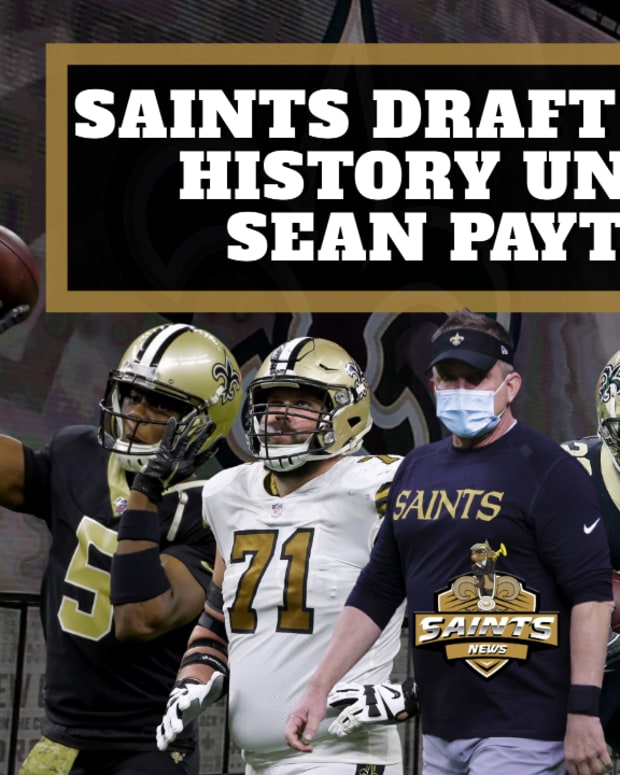 Saints Draft Trade History